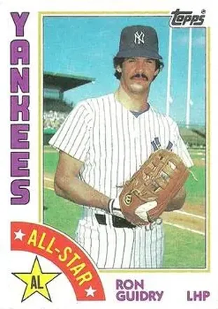 1984 Topps #406 - Ron Guidry - New York Yankees