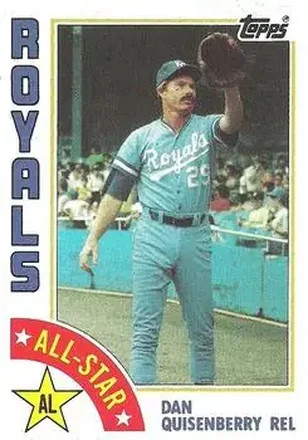 1984 Topps #407 - Dan Quisenberry - Kansas City Royals