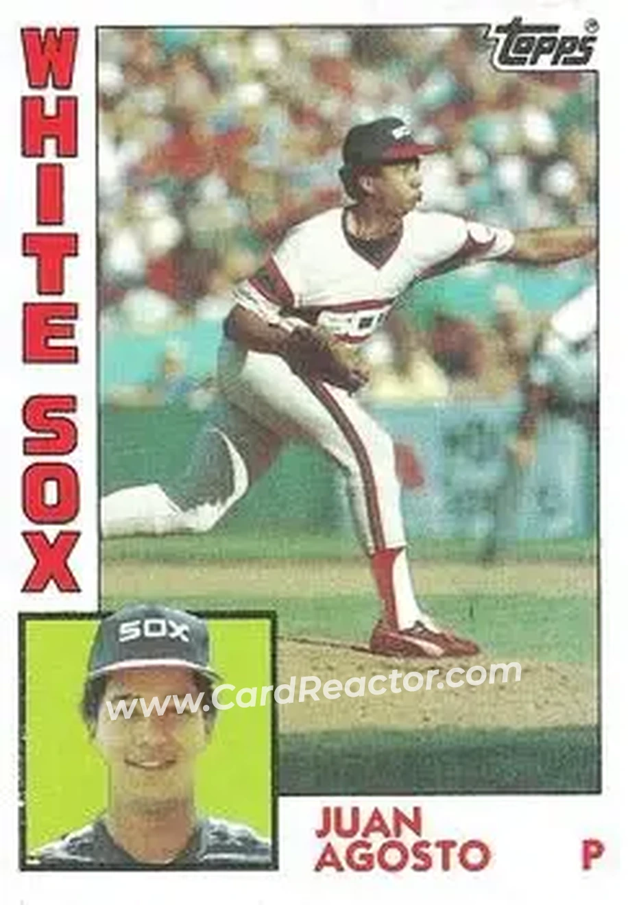 1984 Topps #409 - Juan Agosto - Chicago White Sox - Front