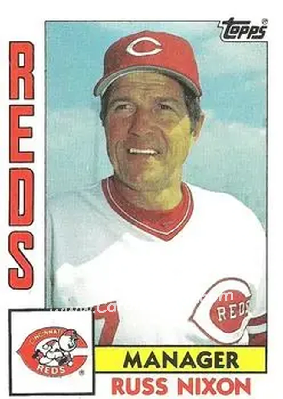1984 Topps #351 - Russ Nixon - Cincinnati Reds - Front
