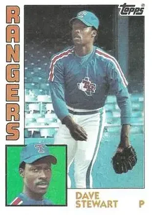 1984 Topps #352 - Dave Stewart - Texas Rangers