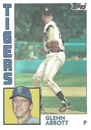 1984 Topps #356 - Glenn Abbott - Detroit Tigers