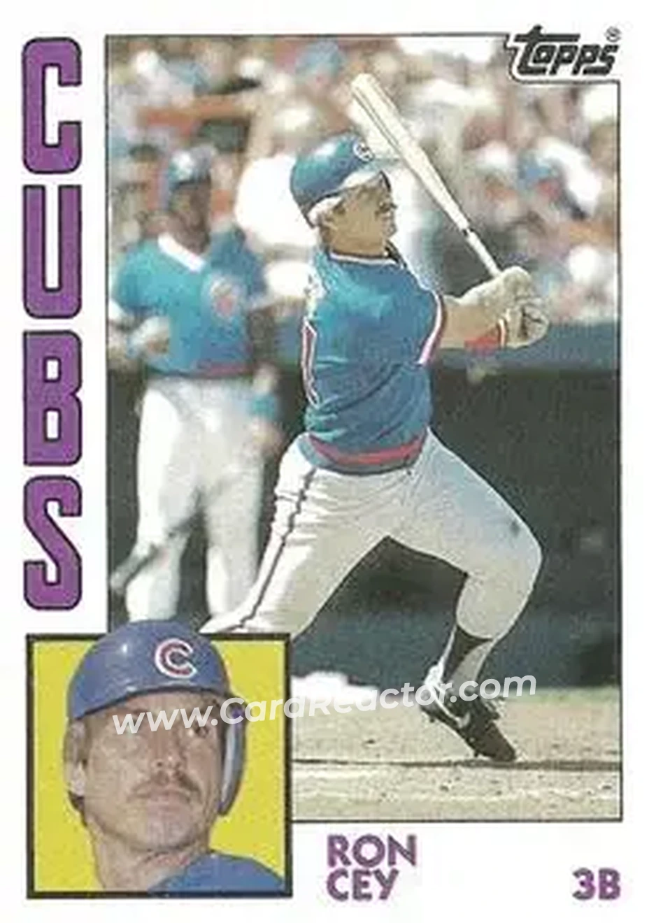 1984 Topps #357 - Ron Cey - Chicago Cubs - Front