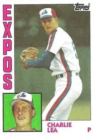 1984 Topps #421 - Charlie Lea - Montreal Expos