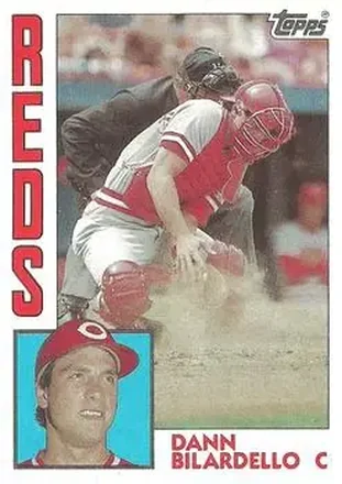 1984 Topps #424 - Dann Bilardello - Cincinnati Reds