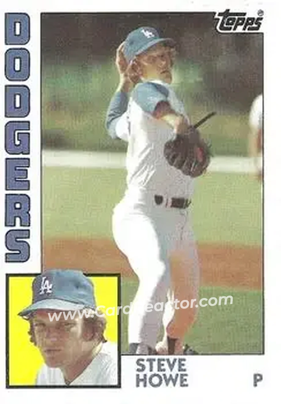 1984 Topps #425 - Steve Howe - Los Angeles Dodgers - Front