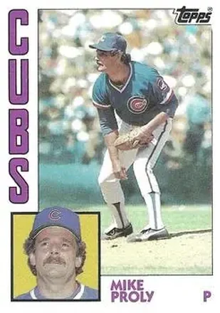 1984 Topps #437 - Mike Proly - Chicago Cubs 1984 Topps #437 - Mike Proly - Chicago Cubs