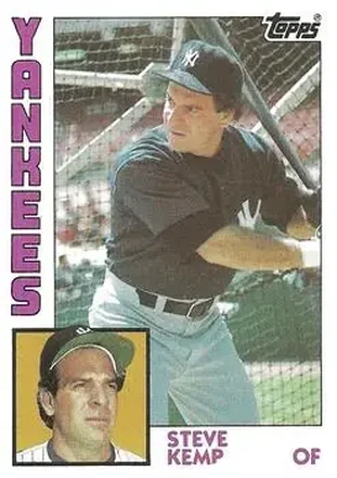 1984 Topps #440 - Steve Kemp - New York Yankees