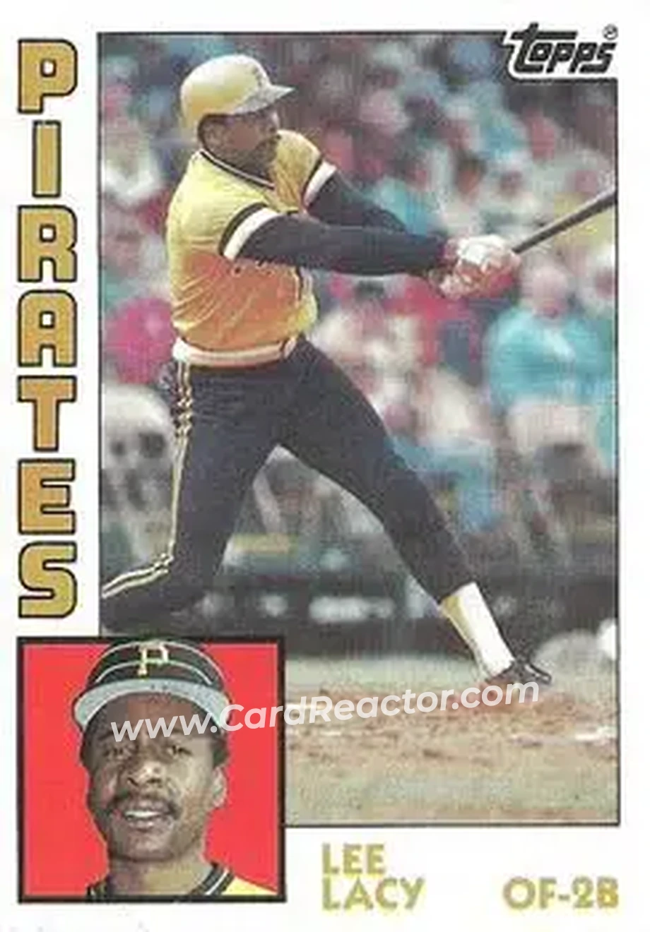 1984 Topps #462 - Lee Lacy - Pittsburgh Pirates - Front