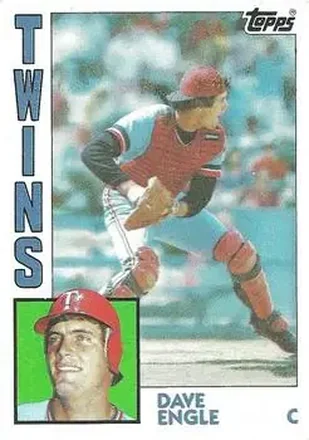 1984 Topps #463 - Dave Engle - Minnesota Twins
