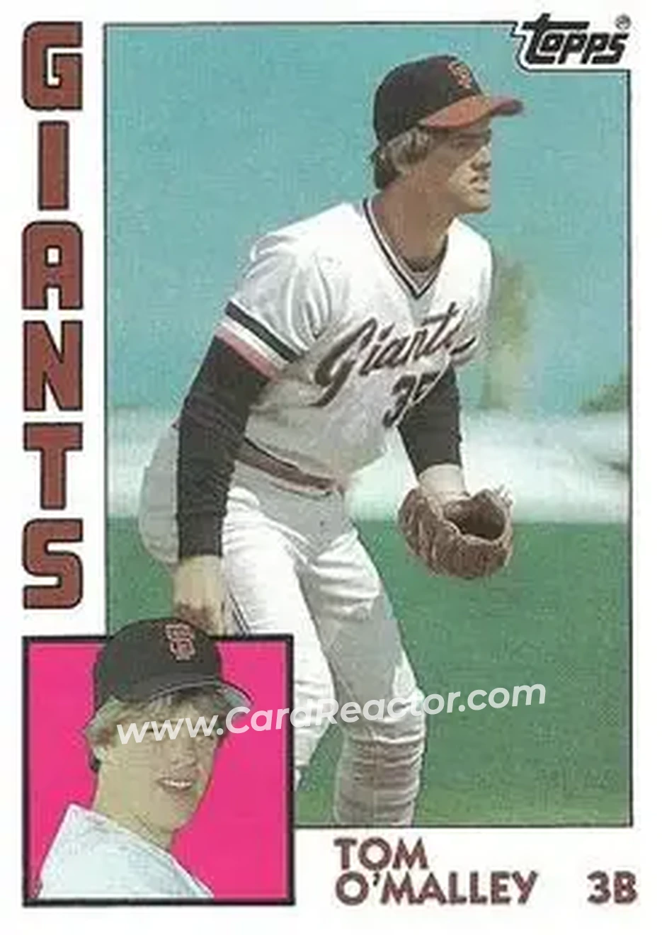 1984 Topps #469 - Tom O'Malley - San Francisco Giants - Front