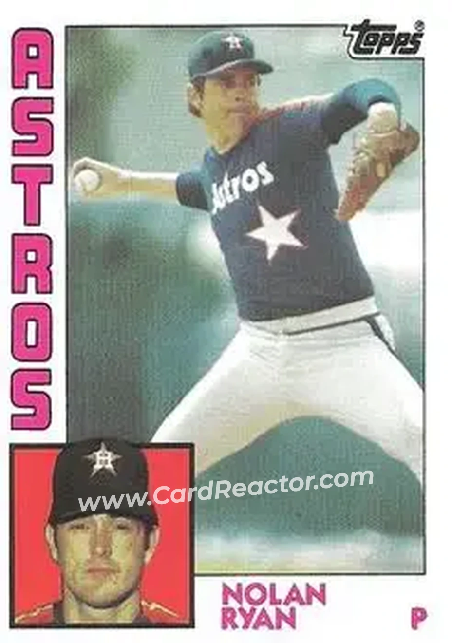 1984 Topps #470 - Nolan Ryan - Houston Astros - Front 1984 Topps #470 - Nolan Ryan - Houston Astros - Front