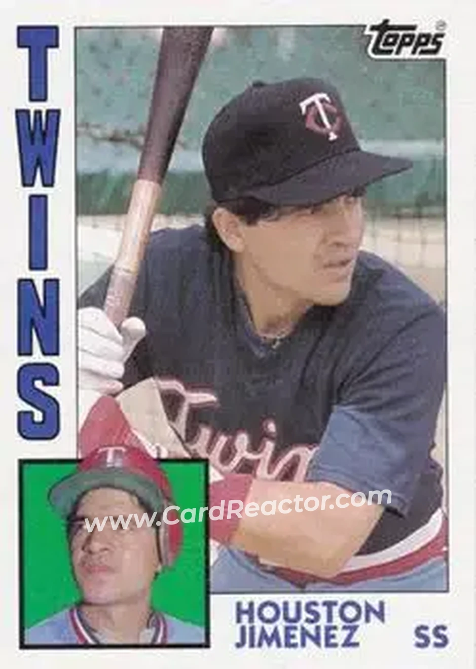 1984 Topps #411 - Houston Jimenez - Minnesota Twins - Front