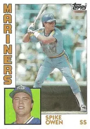 1984 Topps #413 - Spike Owen - Seattle Mariners