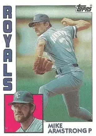 1984 Topps #417 - Mike Armstrong - Kansas City Royals