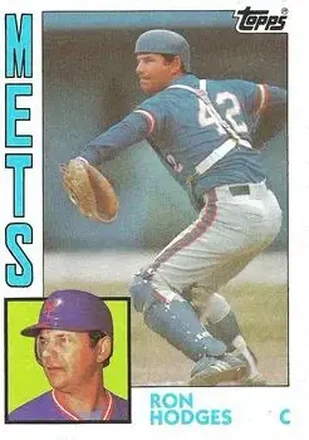 1984 Topps #418 - Ron Hodges - New York Mets