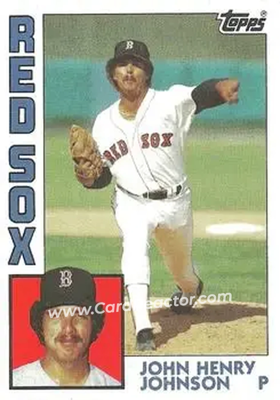 1984 Topps #419 - John Henry Johnson - Boston Red Sox - Front
