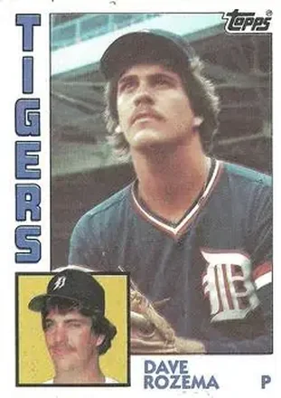 1984 Topps #457 - Dave Rozema - Detroit Tigers 1984 Topps #457 - Dave Rozema - Detroit Tigers