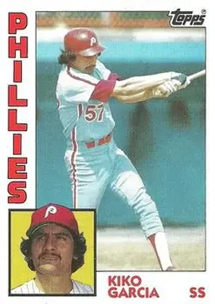 1984 Topps #458 - Kiko Garcia - Philadelphia Phillies 1984 Topps #458 - Kiko Garcia - Philadelphia Phillies