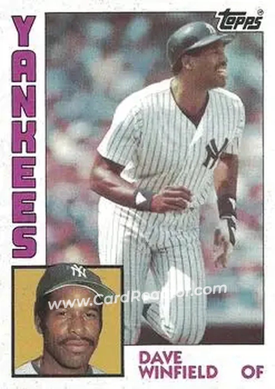 1984 Topps #460 - Dave Winfield - New York Yankees - Front