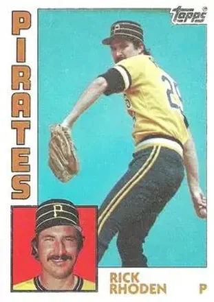 1984 Topps #485 - Rick Rhoden - Pittsburgh Pirates