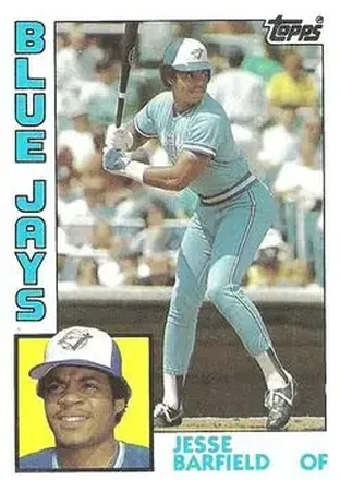 1984 Topps #488 - Jesse Barfield - Toronto Blue Jays 1984 Topps #488 - Jesse Barfield - Toronto Blue Jays