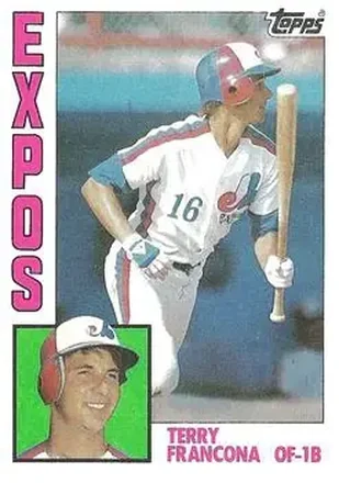 1984 Topps #496 - Terry Francona - Montreal Expos 1984 Topps #496 - Terry Francona - Montreal Expos