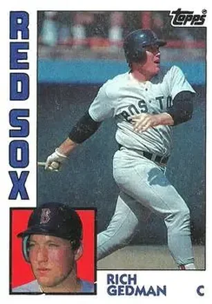 1984 Topps #498 - Rich Gedman - Boston Red Sox
