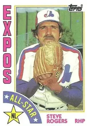 1984 Topps #394 - Steve Rogers - Montreal Expos