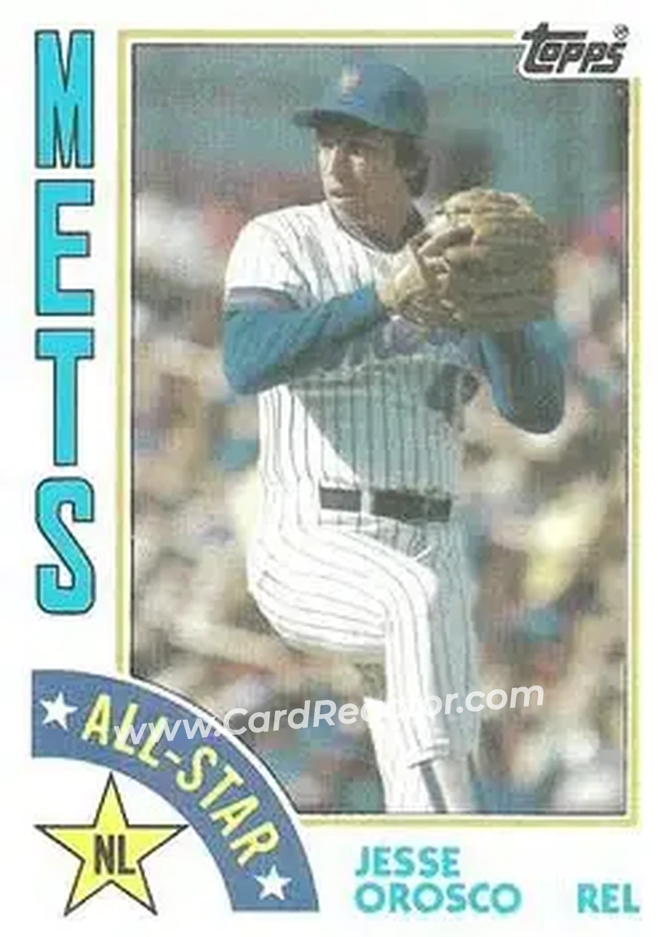 1984 Topps #396 - Jesse Orosco - New York Mets - Front