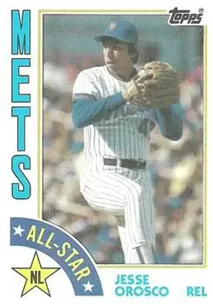 1984 Topps #396 - Jesse Orosco - New York Mets