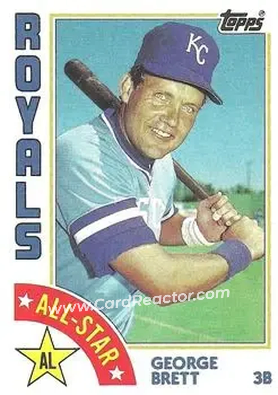1984 Topps #399 - George Brett - Kansas City Royals - Front