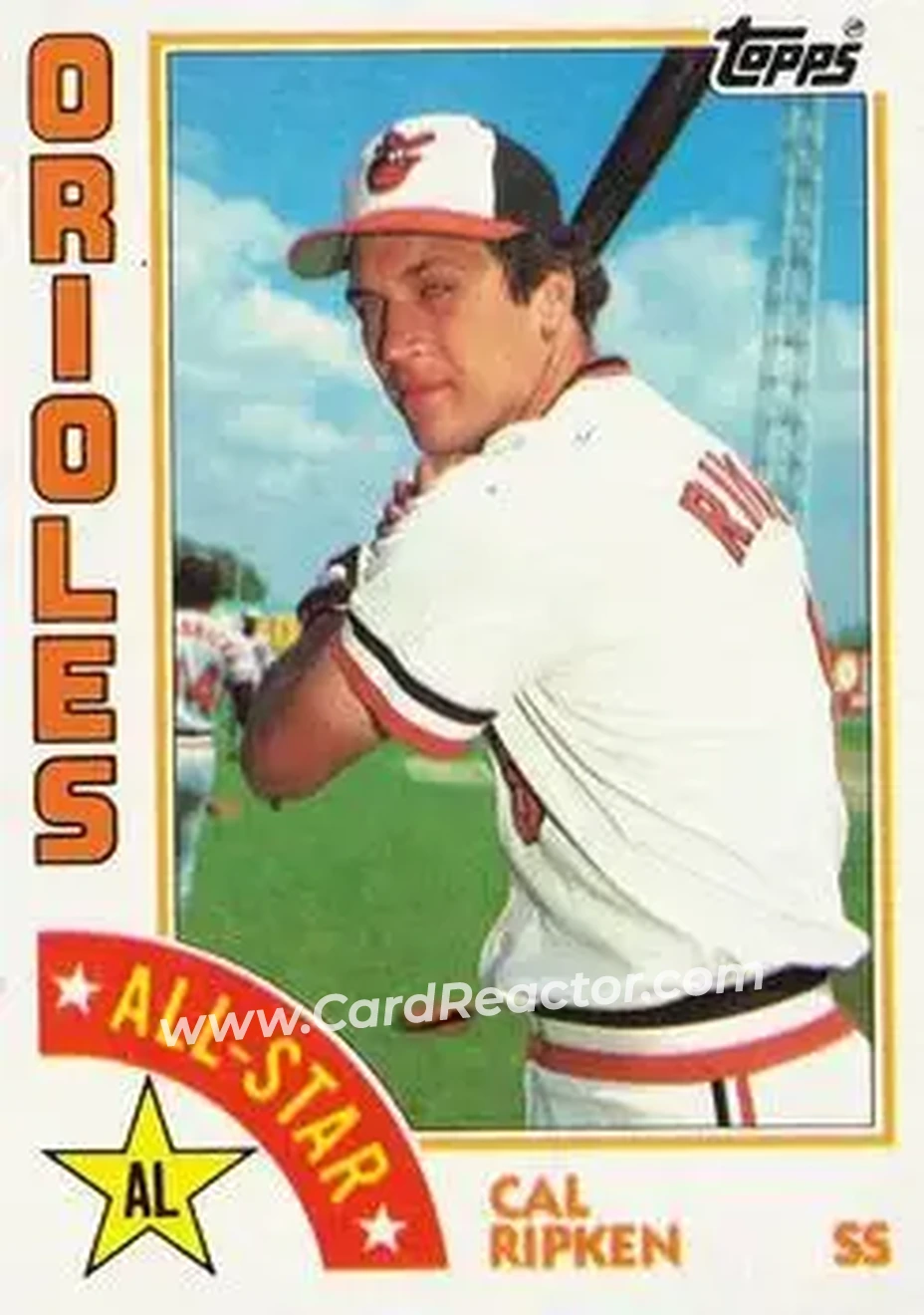 1984 Topps #400 - Cal Ripken - Baltimore Orioles - Front