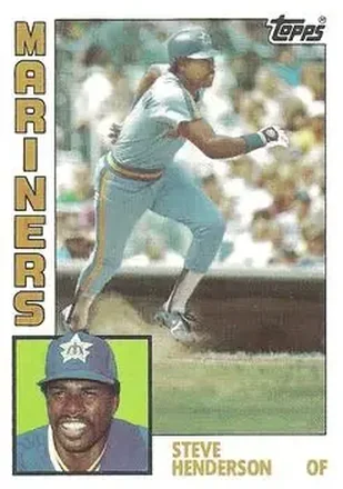 1984 Topps #501 - Steve Henderson - Seattle Mariners