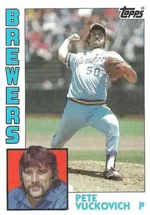 1984 Topps #505 - Pete Vuckovich - Milwaukee Brewers 1984 Topps #505 - Pete Vuckovich - Milwaukee Brewers
