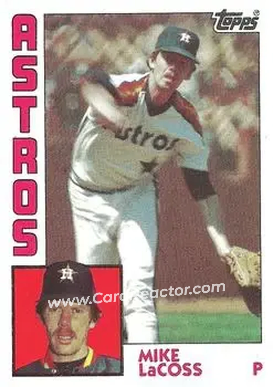 1984 Topps #507 - Mike LaCoss - Houston Astros - Front