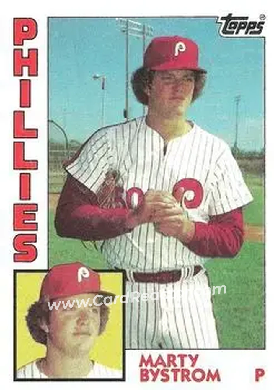 1984 Topps #511 - Marty Bystrom - Philadelphia Phillies - Front 1984 Topps #511 - Marty Bystrom - Philadelphia Phillies - Front
