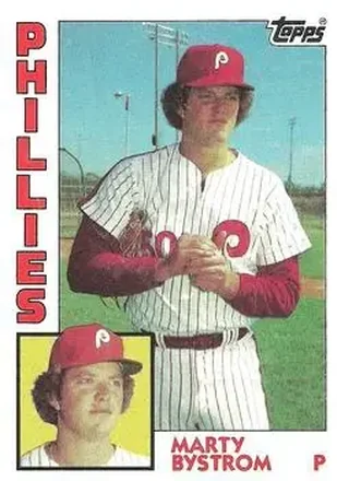 1984 Topps #511 - Marty Bystrom - Philadelphia Phillies
