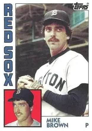 1984 Topps #472 - Mike Brown - Boston Red Sox