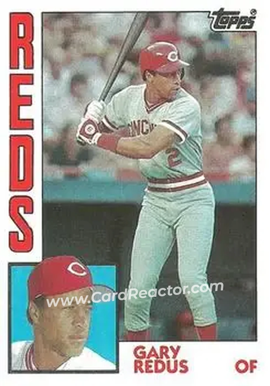 1984 Topps #475 - Gary Redus - Cincinnati Reds - Front 1984 Topps #475 - Gary Redus - Cincinnati Reds - Front