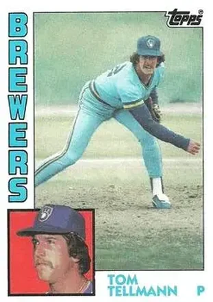 1984 Topps #476 - Tom Tellmann - Milwaukee Brewers 1984 Topps #476 - Tom Tellmann - Milwaukee Brewers