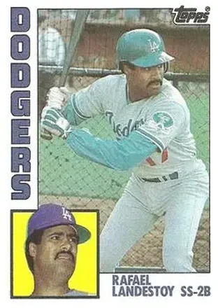 1984 Topps #477 - Rafael Landestoy - Los Angeles Dodgers