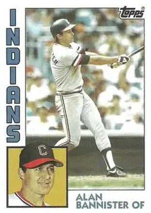 1984 Topps #478 - Alan Bannister - Cleveland Indians