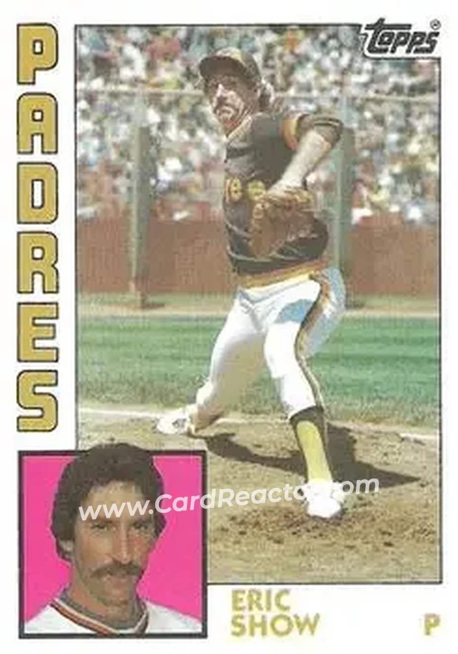 1984 Topps #532 - Eric Show - San Diego Padres - Front