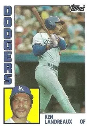 1984 Topps #533 - Ken Landreaux - Los Angeles Dodgers