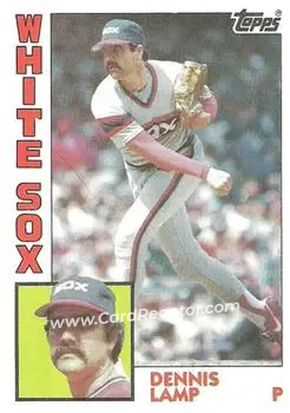 1984 Topps #541 - Dennis Lamp - Chicago White Sox - Front