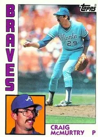 1984 Topps #543 - Craig McMurtry - Atlanta Braves