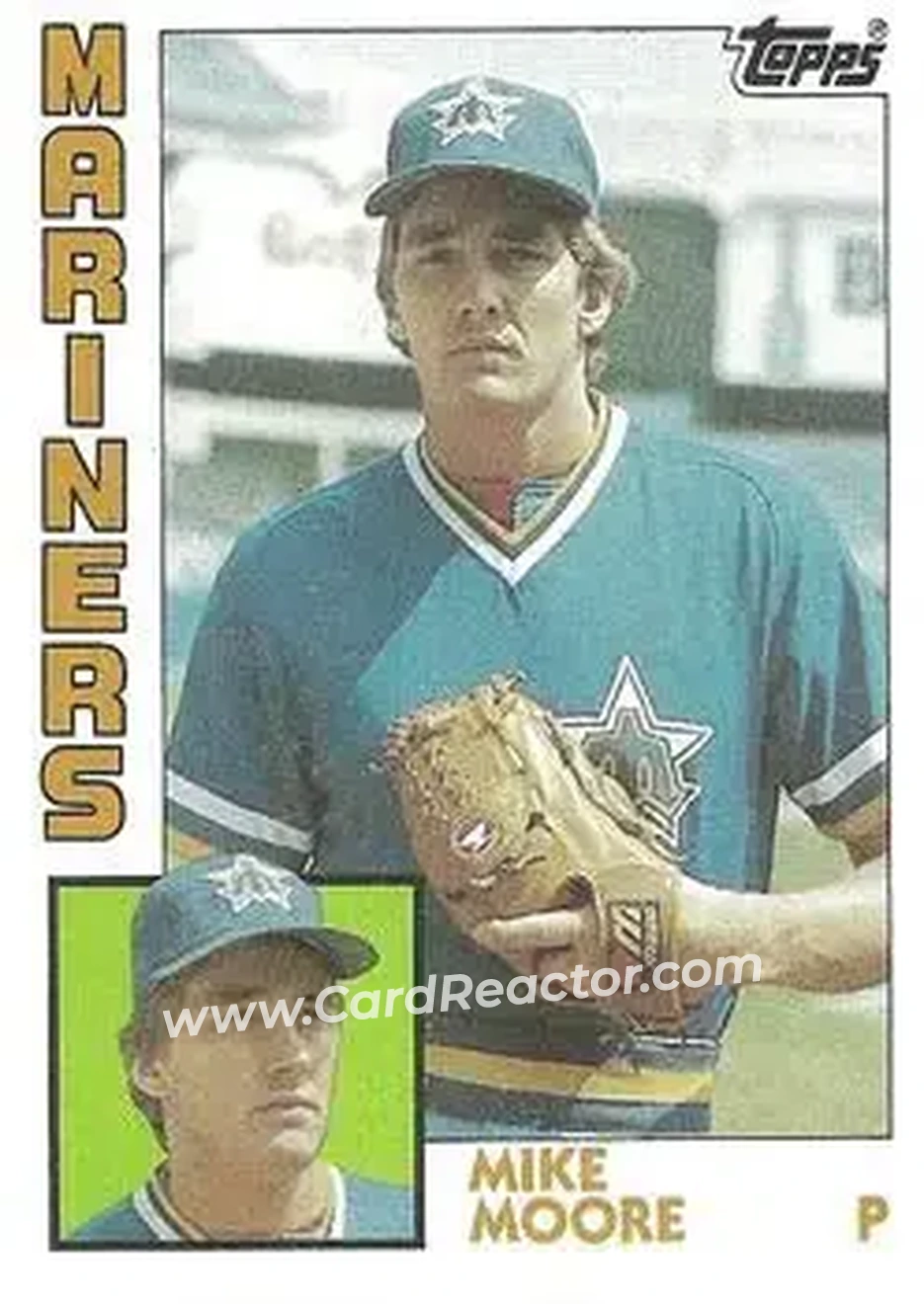 1984 Topps #547 - Mike Moore - Seattle Mariners - Front