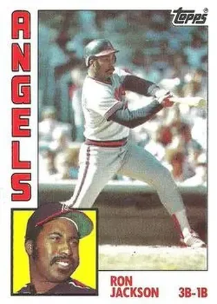 1984 Topps #548 - Ron Jackson - California Angels