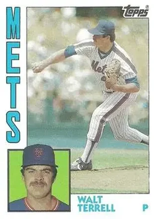 1984 Topps #549 - Walt Terrell - New York Mets